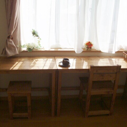 ∵作業台∵ミシン台∵学習机∵無垢デスク∵テーブル 新サイズ ∵作業台∵ミシン台∵学習机∵無垢デスク∵テーブル 新サイズ