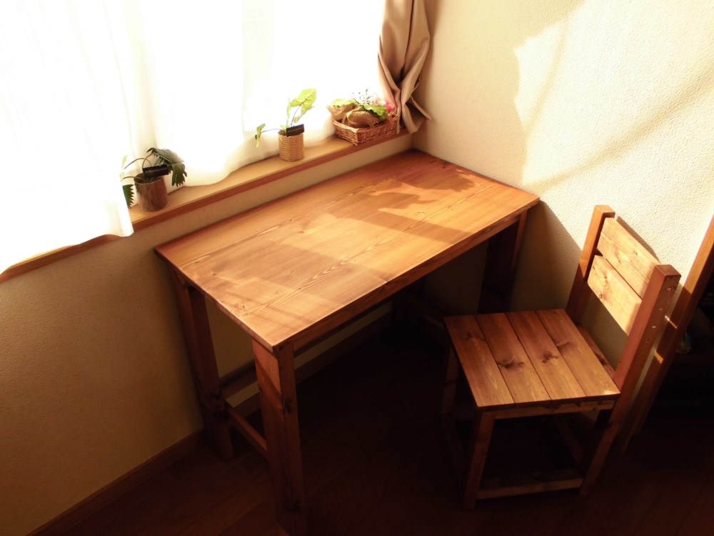 ハンドメイド　作業学習机