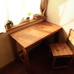 天然木*家具*文机*勉強机*木製家具*学習机*ミシン台【決算セール】 無垢デスク*学習机*ミシン台*フラット天板【w900】♪ 机・デスク 無垢