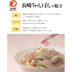 【送料無料】みろくや 長崎ちゃんぽん スープ付 麺100g×5袋入り 半生麺  お徳用 家庭用 長崎 お取り寄せ グルメ 6枚目の画像