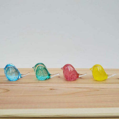 【新品✨】ガラス工房るん 虹の箸置き 3個セット 丹波篠山 ガラスの小鳥の箸置き 箸・箸置き ガラス工房やまむら 通販