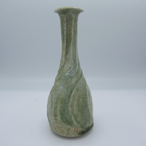 灰釉一輪挿し（創作陶器） 一輪挿し・花瓶・花器 吉野学陶房