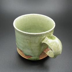 灰釉マグカップ(新作）創作陶器1型 3枚目の画像