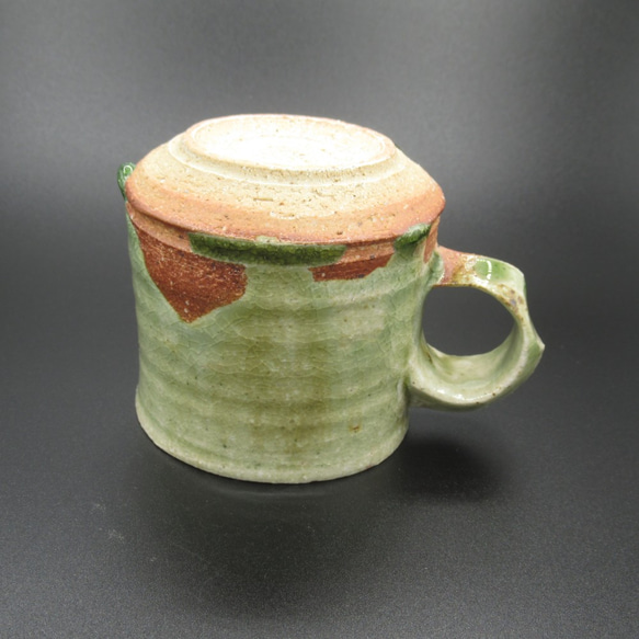 灰釉マグカップ(新作）創作陶器1型 6枚目の画像
