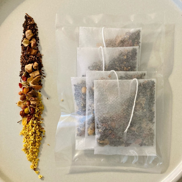 金木犀香るハーブティー紅茶　～　収穫ブレンド　～ 2枚目の画像