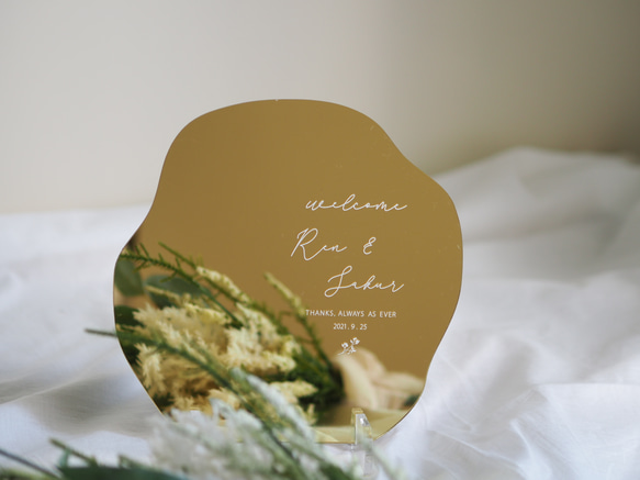 ウェルカムミラーゴールド『とろーりサークルゴールド 小さめサイズ