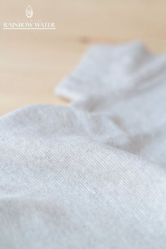 ベビー・Tシャツ 80サイズ 【 ヘンプコットン 】/  藍染め インディゴ 4枚目の画像
