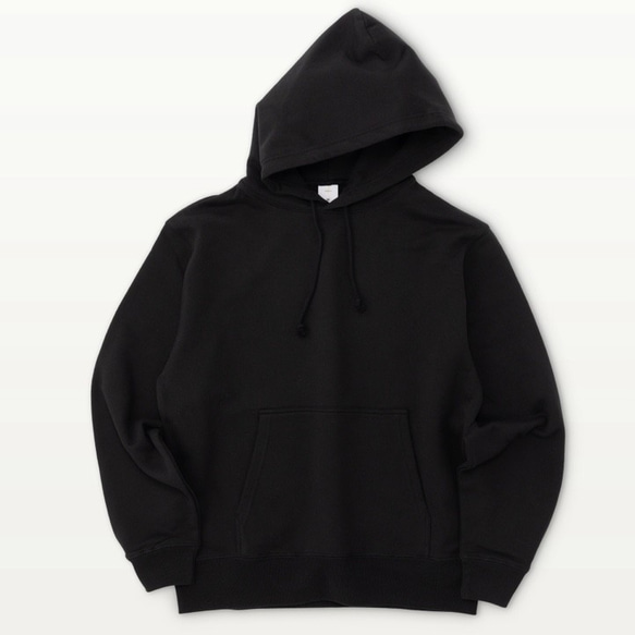 Geared Flower 10【Backprint Hoodie pile / color:BLACK】 2枚目の画像