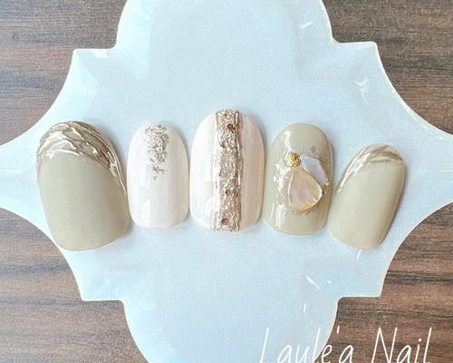 NO7 ネイルチップ/付け爪/ピスタチオカラー/ホワイト/結婚式/成人式