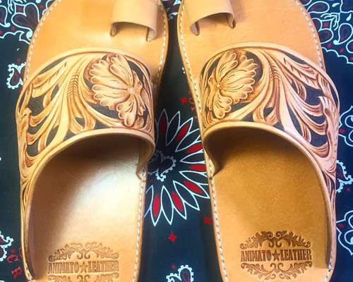 レザーサンダル ビルケンシュトック ビルケンソール カービング