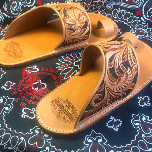 レザーサンダル ビルケンシュトック ビルケンソール カービング