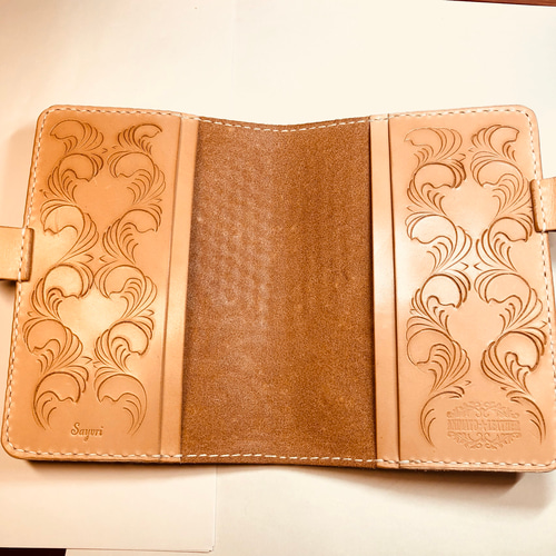 手帳カバー カービング手帳カバー ほぼ日手帳カバー 本革手帳