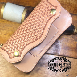 カービングウォレット ミドルウォレット レザーウォレット 2