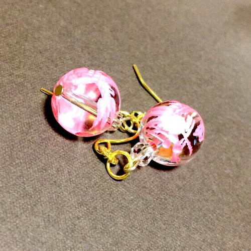 水晶 パワーストーン 乙女龍ピアス/イヤリング可 ピアス（その他  