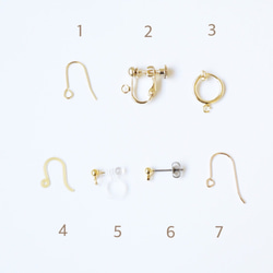 【秋色】金箔淡水珍珠耳環/耳環 第6張的照片