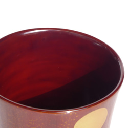 丈夫で軽い　漆のうつわ 会津塗乾漆造り　大ぶり「蕎麦猪口」 2枚目の画像