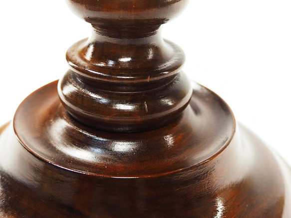 木製ランプスタンド　透かしツイスト　卓上照明/テーブルライト　No.64 