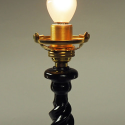 英国アンティーク　木製ツイストのランプスタンド 英国アンティーク 木製ツイストのランプスタンド ツイストスタンド