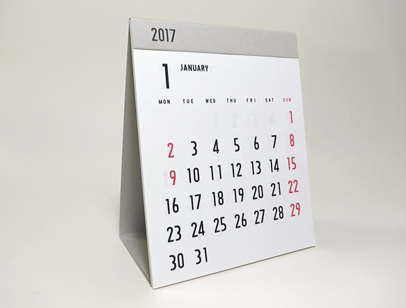 2017カレンダー （卓上） 2枚目の画像