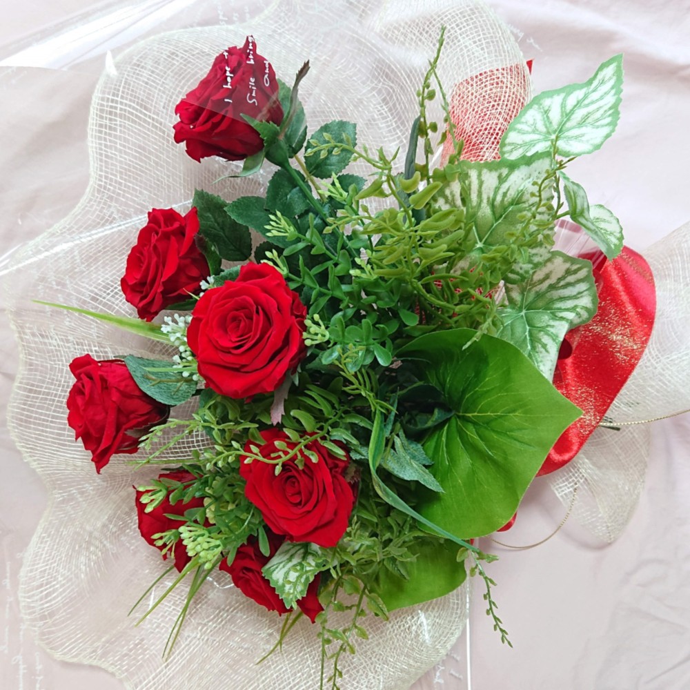 【オーダーメイド対応】バラのブーケアレンジ