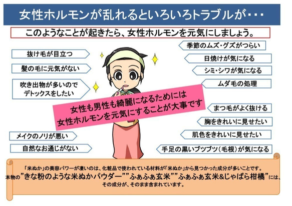 ふぁふぁ玄米＆じゃばら柑橘 ７０ｇ入り　1個　ふあふあ玄米じゃばら果皮入りとも呼んでください。花粉症の方におすすめ 8枚目の画像