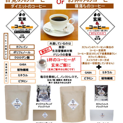 玄米＆コーヒー　オリジナルブレンド　ドリップパック5袋入り　世界初のコーヒーブレンド。コーヒーとして飲める玄米ご飯 8枚目の画像