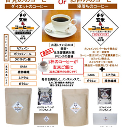 玄米＆コーヒー　オリジナルブレンド８５g　1袋　世界初のコーヒーブレンド。　コーヒーとして飲める玄米ご飯です。 7枚目の画像