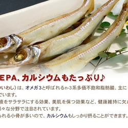 干しキス（ニギス）5袋（3～5尾入り計100ｇ×5）セット～日本海の清流海域で前日まで泳いでいたお魚で造りました♪ 4枚目の画像