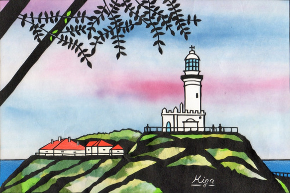 ケープバイロン灯台（きりえ） 1枚目の画像