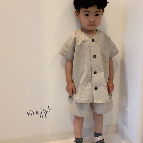 送料無料 セットアップ キナリカラー120サイズ 子供服 nine.j.y.k 通販  