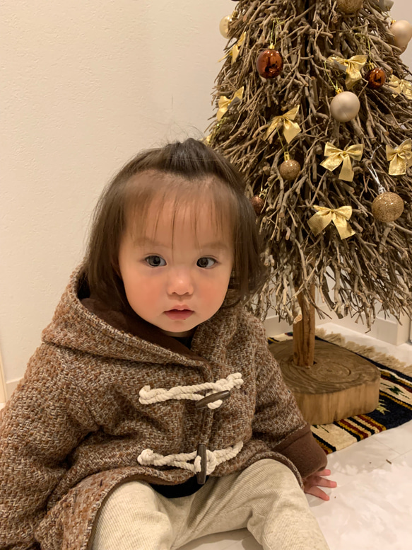 送料無料 ダッフルコート ブラウン 130サイズ 子供服 nine.j.y.k 通販 