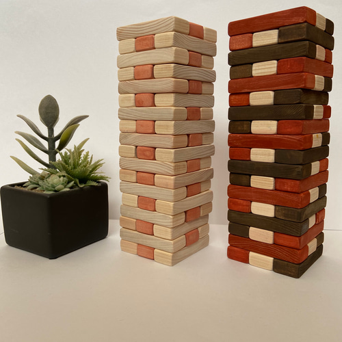 積み木 ひのき ジェンガ おもちゃ・人形 もりおか工房 通販 12289902