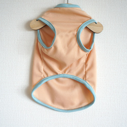 【再販】【犬服】濡らして冷たい◎レタリングタンクトップ◎オレンジシャーベット　UVカット　夏服　送料込み 3枚目の画像