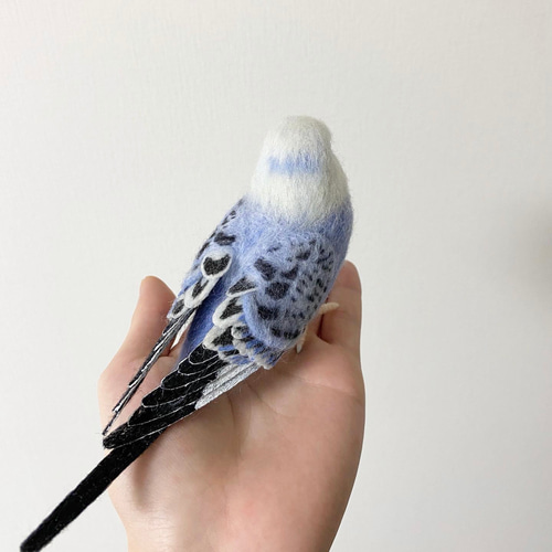 羊毛フェルトのセキセイインコ【オーダーメイド】 羊毛フェルト