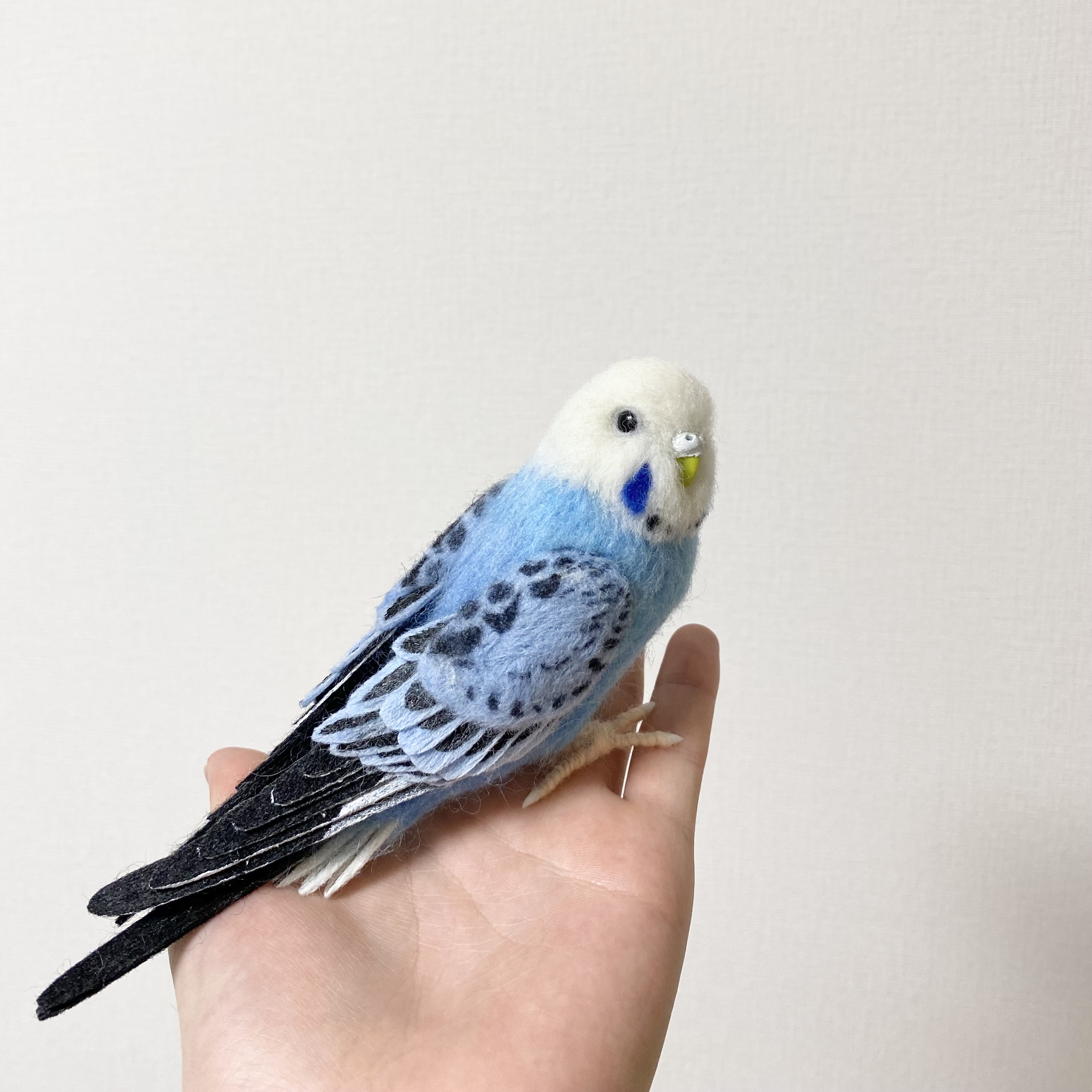 羊毛フェルト セキセイインコ オーダーNo.3 （羊毛フェルト