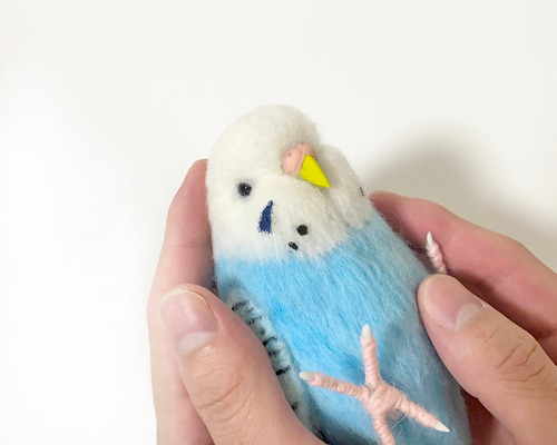 おねむなセキセイインコ【オーダーメイド】 羊毛フェルト むう 通販