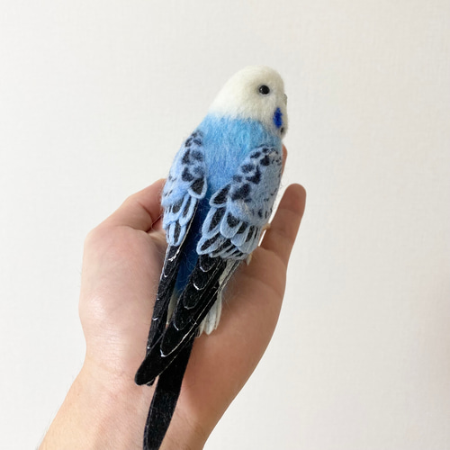 羊毛フェルト　　セキセイインコ セキセイインコ（羊毛フェルト） N94 | miamiao