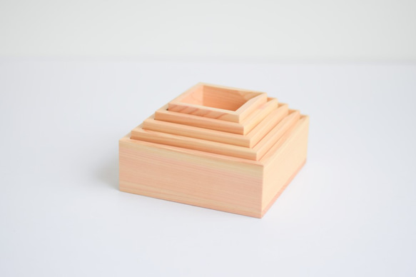 国産会津檜「自分好みに色々使える6っ升」‟お家時間を楽しむ会津塗アイテム„ 1枚目の画像