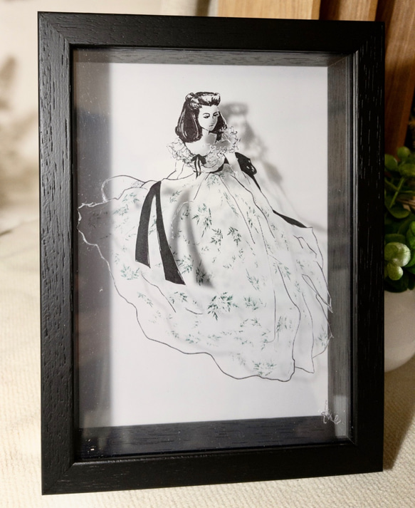 鏤空【彩色】“Vivien Leigh Vivien Leigh”圖案僅贈送母親節室內裝飾 第2張的照片