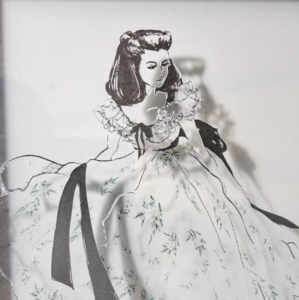 鏤空【彩色】“Vivien Leigh Vivien Leigh”圖案僅贈送母親節室內裝飾 第3張的照片