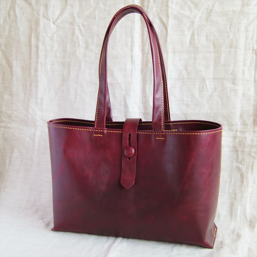 UNDERCOVER⬛︎レザートートバッグ⬛︎ボルドー⬛︎A4収納可 楽天市場】【楽天1位】A4トートバッグ 本革 自立 シンプル ファスナー