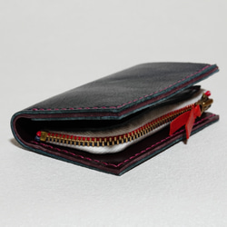 【受注生産】キャッシュレス生活に便利なミニ財布（ラクダ革製） 8枚目の画像
