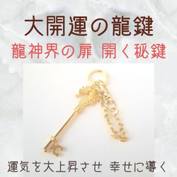 幸運の扉の鍵キーリング 龍神界の力 運気 天門の秘鍵 運 願望