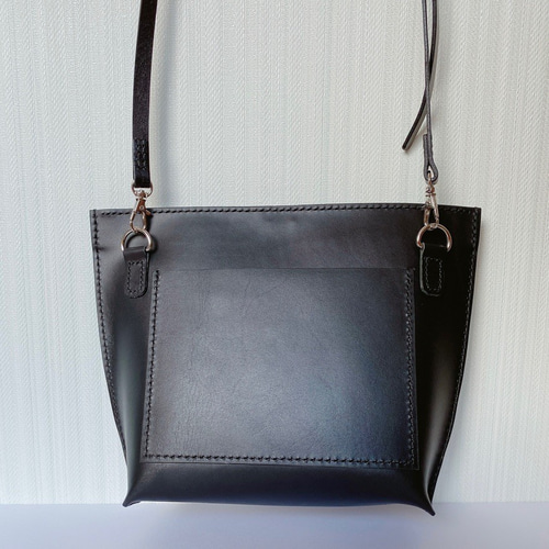 ミニショルダーバッグ リオショルダー/黒 ショルダーバッグ 工房ねこの  