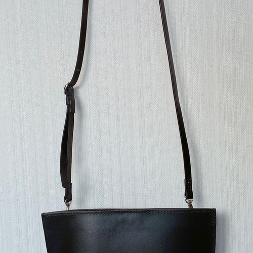 ミニショルダーバッグ リオショルダー/黒 ショルダーバッグ 工房ねこの  