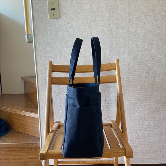 [全 14 色] Box tote“通勤尺寸”帆布托特包倉敷帆布 Izumi 棉帆布 [定做] 第2張的照片
