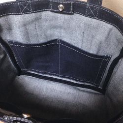 “盒子手提袋”高規格的牛仔手提包，岡山縣小島生產牛仔 第6張的照片