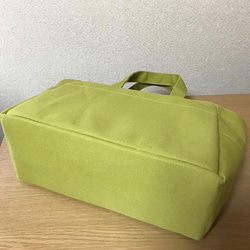 “Box Tote”橫向尺寸“匕Wagreen”帆布手提袋Kurashiki帆布No. 8 [訂購生產] 第8張的照片