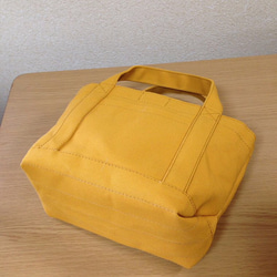 【訂購生產】“Simple Tote”“Mustard”帆布手提包Kurashiki Canvas No. 8 第5張的照片