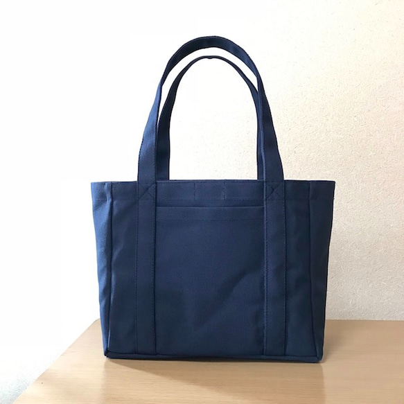 “Light Box tote”中號“Navy（紺）”帆布手提包Kurashiki Canvas No. 8 [按訂單生產] 第1張的照片